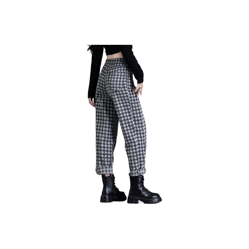 You Cow Me Pants Jeans Women's Black Gray-2