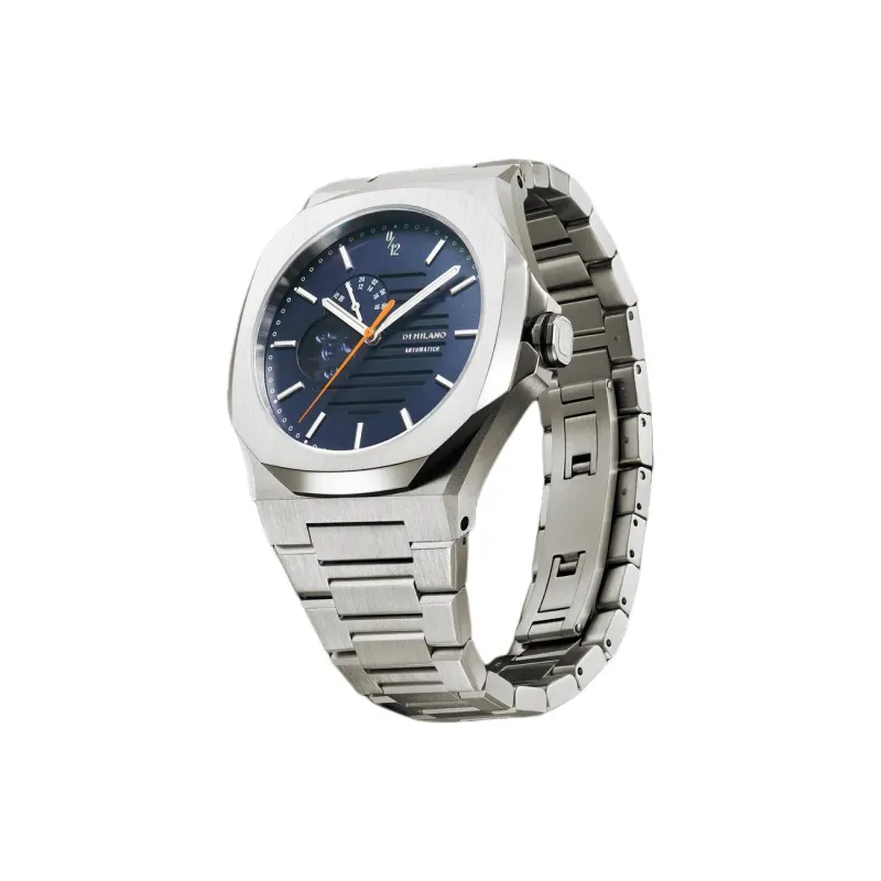 D1 MILANO Wrist Watch Mechanical Movement Titanium Strap 41.5mm Blue Dial Men's Watches-1