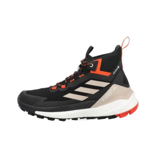 Adidas Terrex Free Hiker 2 Gore-Tex Black Impact Orange