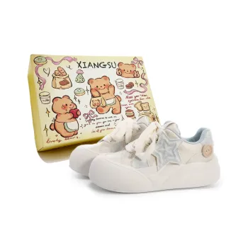 XIANGSU Trendy Cute Niche Versatile Casual Preppy Style Low Top Skateboard Shoes Women's
