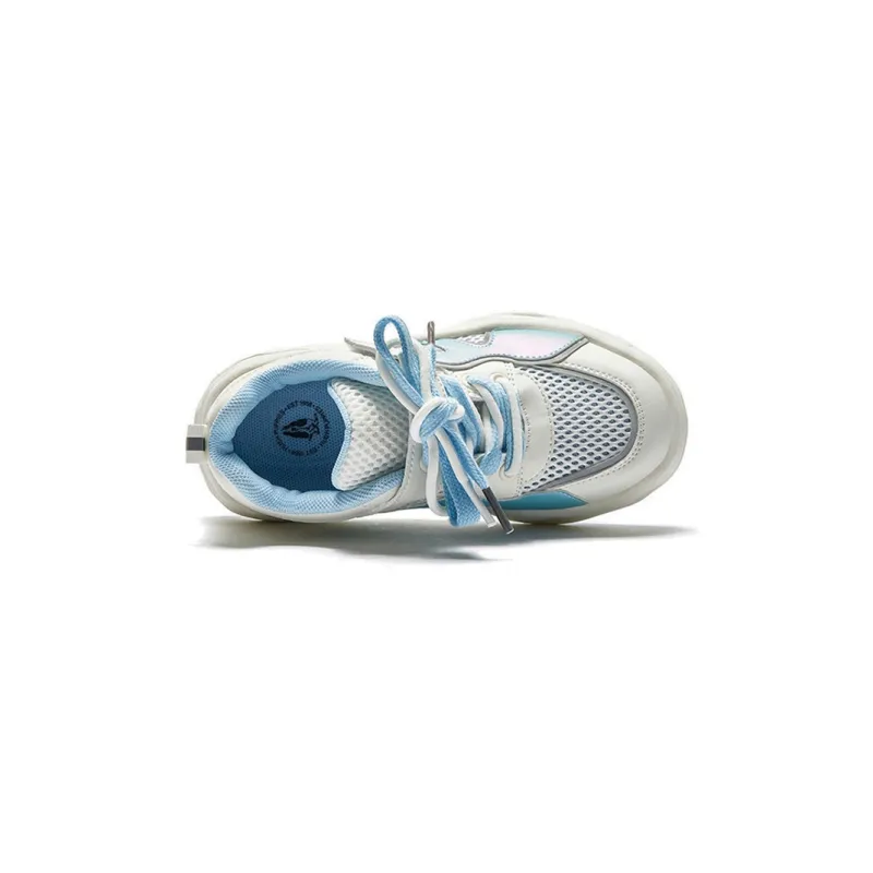 Hush Puppies Slip-Resistant Lightweight Wear-Resistant Breathable Low-Top Kids' Skateboarding Shoes Blue Kids'-2