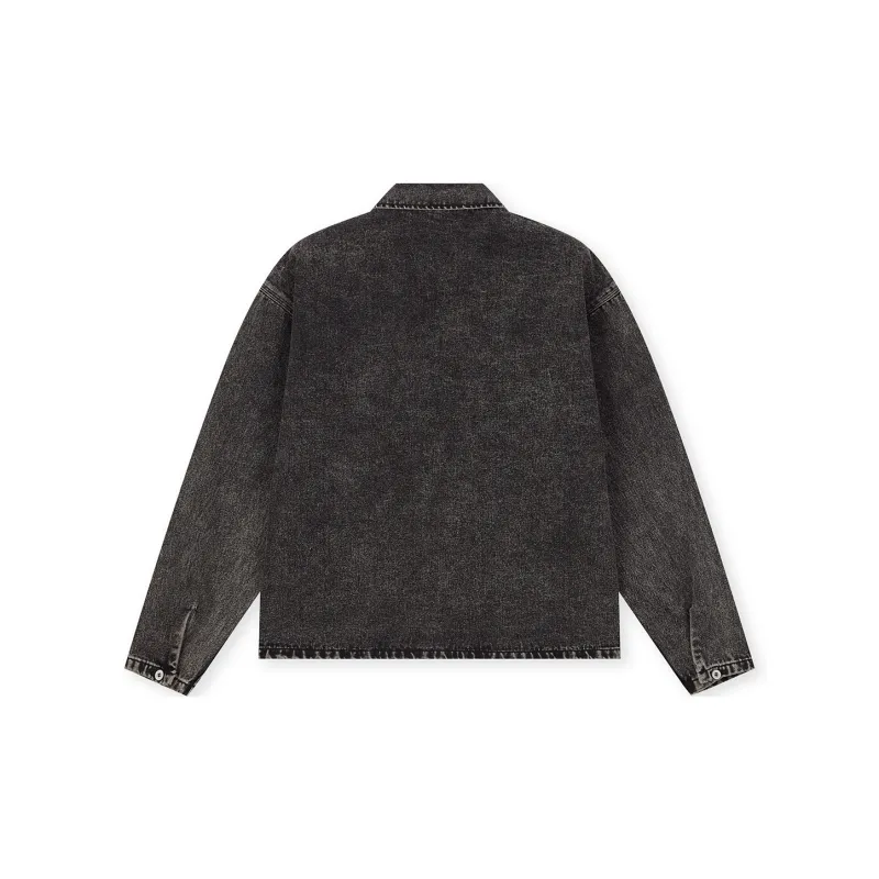 BONELESS Denim Jacket Unisex Black-1