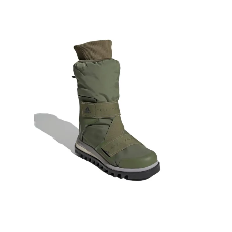 Adidas Stella McCartney Warm Slip Resistant Knee High Snow Boots Women's Olive Green-2