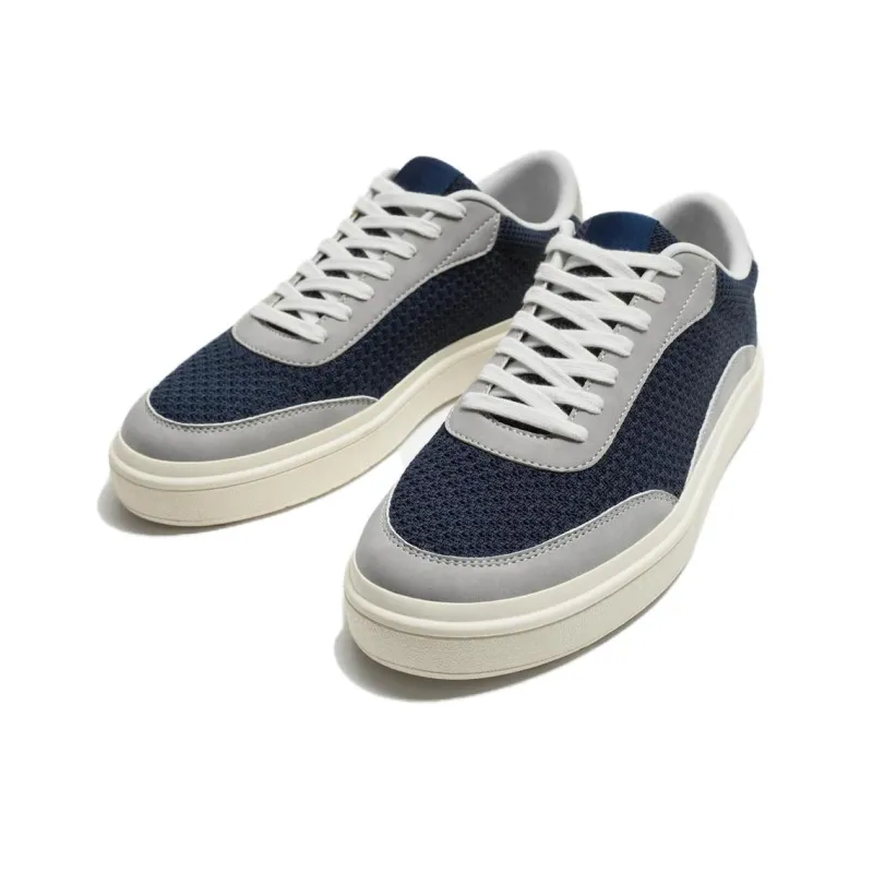 ZARA Anti-Slip Wear-Resistant Low-Top Skateboard Shoes Men's Dark Blue-1