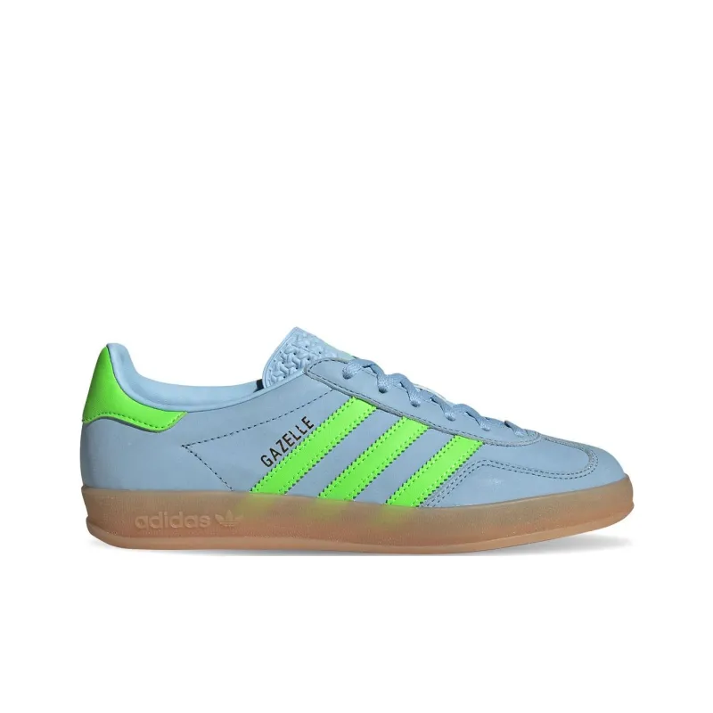 Adidas Gazelle Indoor Clear Sky Solar Green Women's-1
