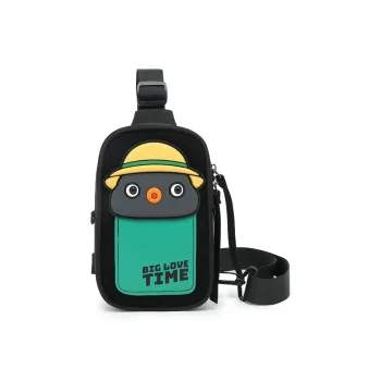 ! YOVELA Cartoon 3D Effect Shoulder Bag Crossbody Bag Regular Kids' Yellow/Blue
