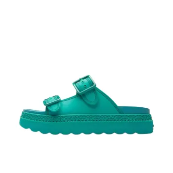 COACH Slide Slippers 5cm Women's Green