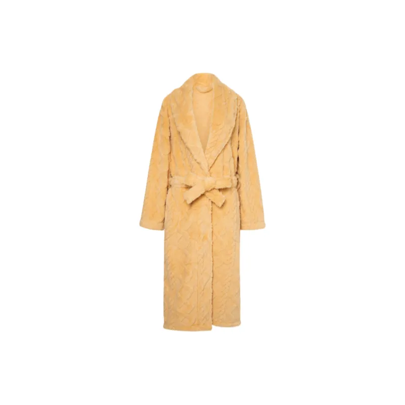 Vine Color Women's Bath Robes-2