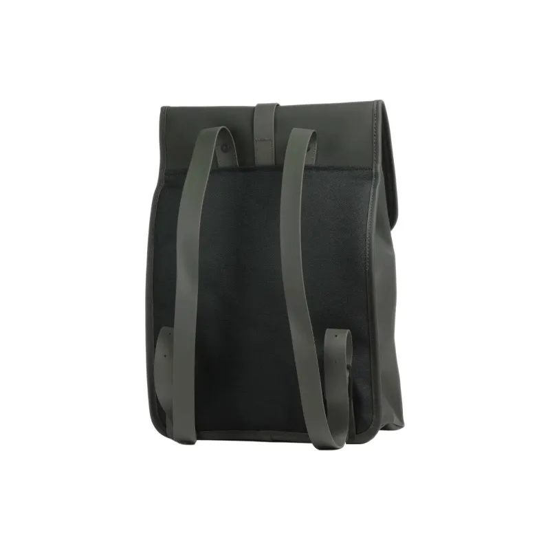 Rains Polyurethane Backpack Unisex Green-2