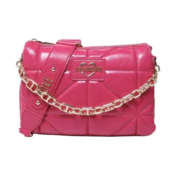 LOVE MOSCHINO Geometric Quilted Shoulder Bag