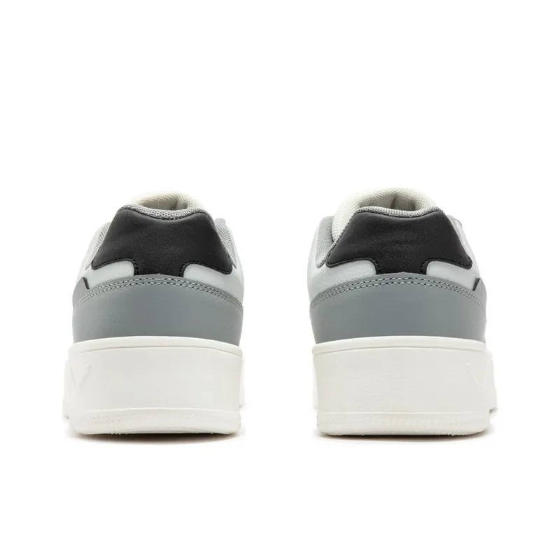 361° Non slip Lightweight Low Top Skateboard Shoes Men's White Gray Blue-3