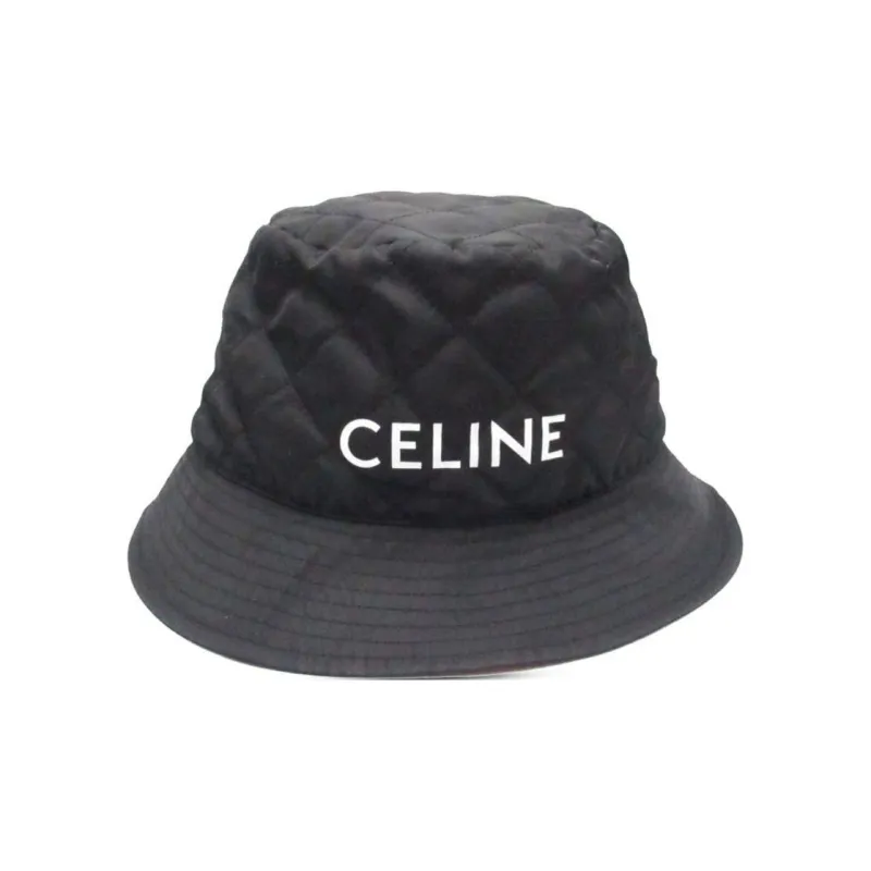 CELINE Nylon Bucket Hats Men's Black-0