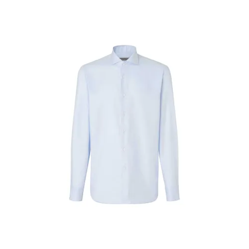 STAND STUDIO Shirts Men Light Blue