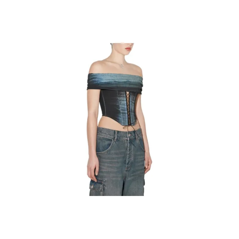 Misbhv Tank Tops Women's Blue-2
