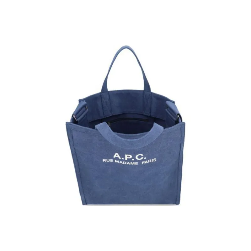 A.P.C . Recovery Logo Printed Shopping Bag-4