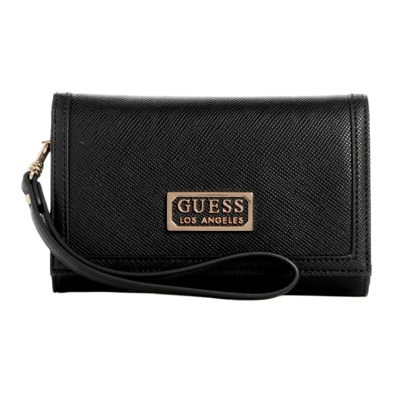 GUESS Artificial Leather Wallet Women's Black-0