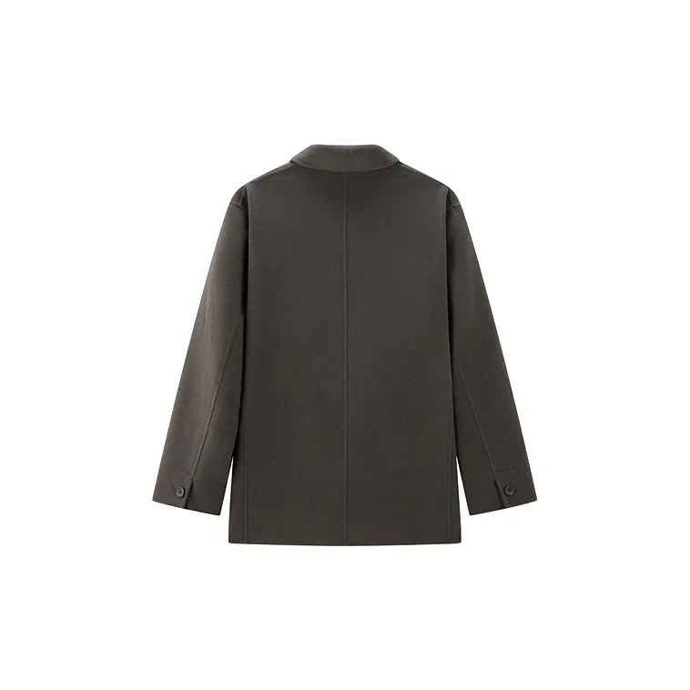 PEACEBIRD MEN Cropped Coat Men's-1