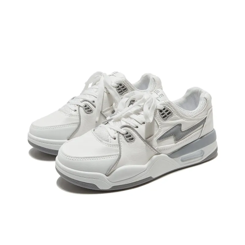 Komanic White Sneakers Wear resistant And Lightweight Low Top Skateboard Shoes Women's-20