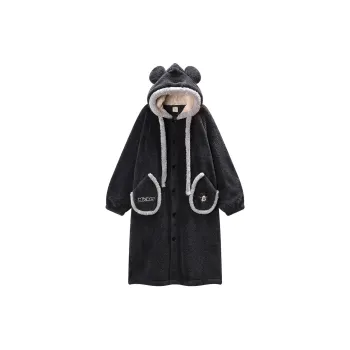 GUKOO x Disney Pajama Robe Men's Gray Black