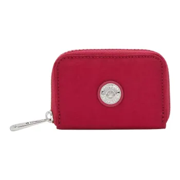Kipling Recycled Nylon Coin Purse Women's Burgundy