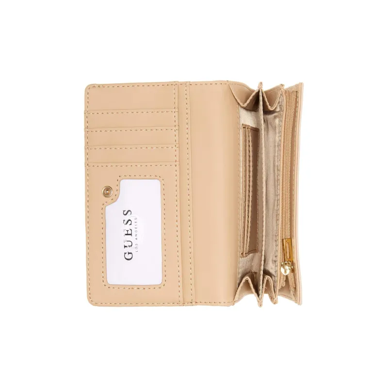 GUESS Artificial Leather Wallet Women's Beige-2