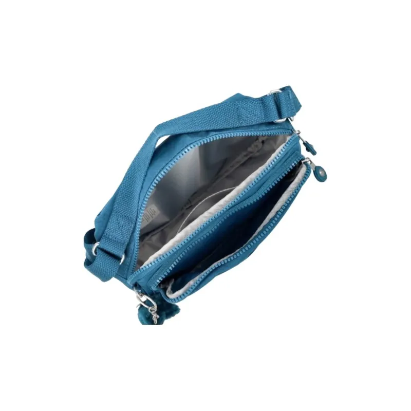Kipling Nylon Portable Crossbody Bag, Shoulder Bag Women's Blue-2