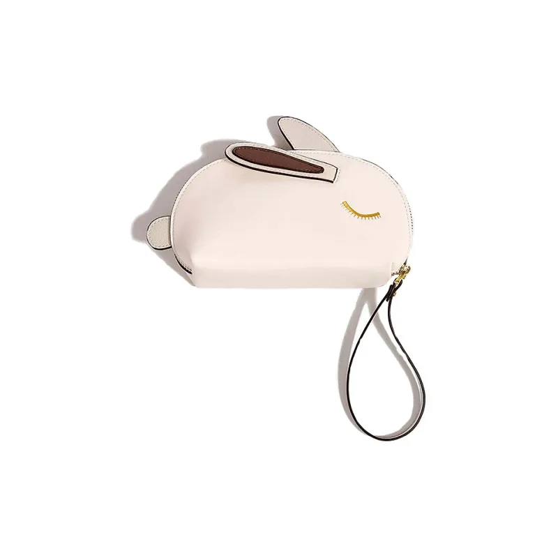 ZAVC PU Clutch Women's Black/White/Dreamy Brown/Beige Apricot-4