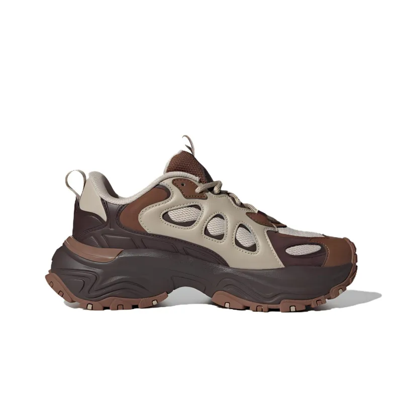 Adidas Wear Resistant Low Top Casual Shoes Women's Brown-1