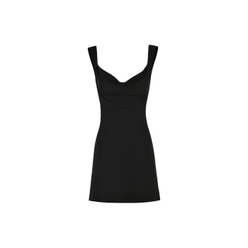 Tiger Mist ZITA MINI DRESS Slip Dress Women's Black