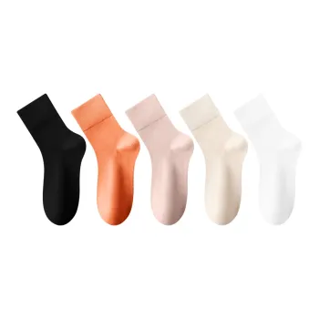 MIIOW Mid Calf Socks Women's 5 Pack