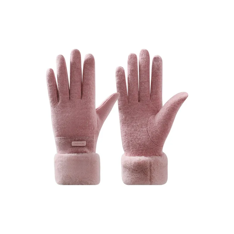 NANJIREN Wool Warm Gloves Women's-4