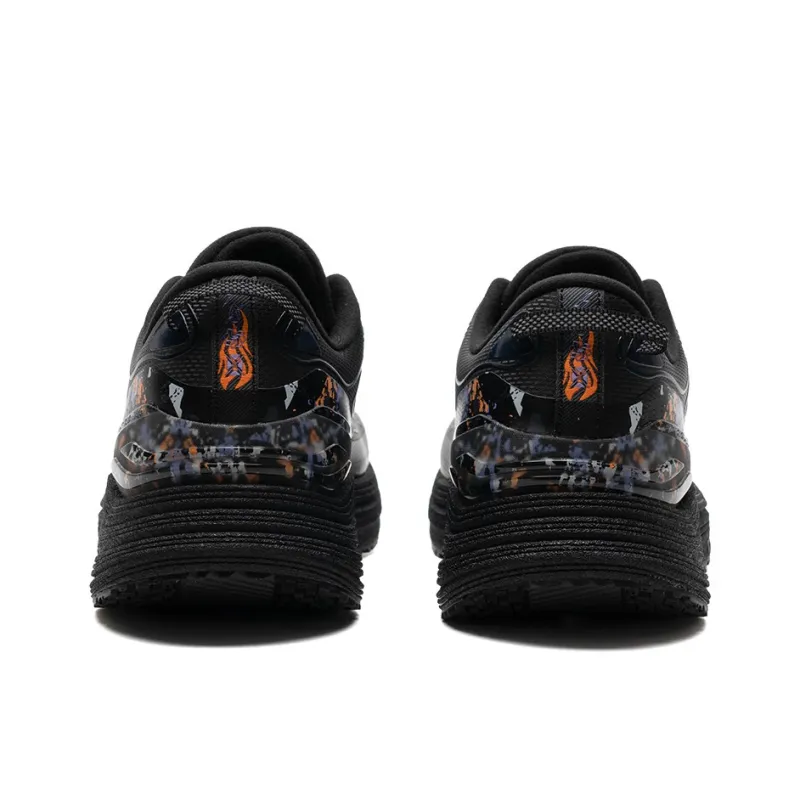 XTEP Anti Slip And Wear Resistant Breathable Low Top Running Shoes Men's Black Purple-2