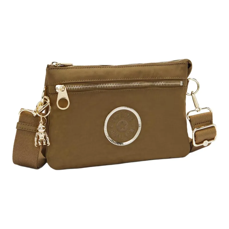 Kipling Nylon Crossbody Bag Women's Brown-1