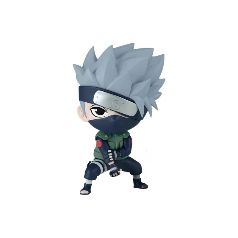 BANDAI Kakashi Hatake NARUTO Glass Factory, Wind Transmission REPOPRIZE Chibi Figures 9cm-0