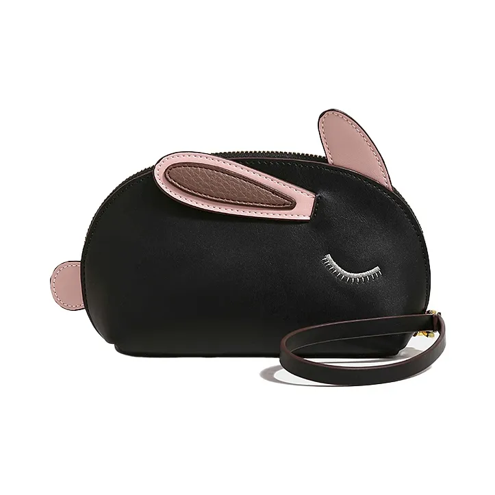 ZAVC PU Clutch Women's Black/White/Dreamy Brown/Beige Apricot-6