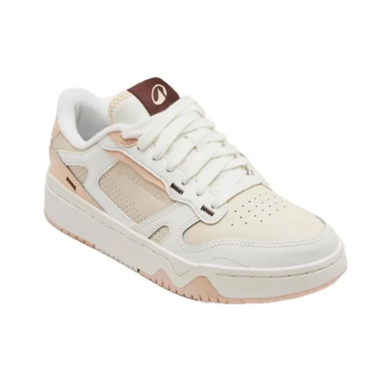 DECATHLON Slip Resistant, Abrasion Resistant, Breathable Low Top Skateboard Shoes Women's Ecru-1