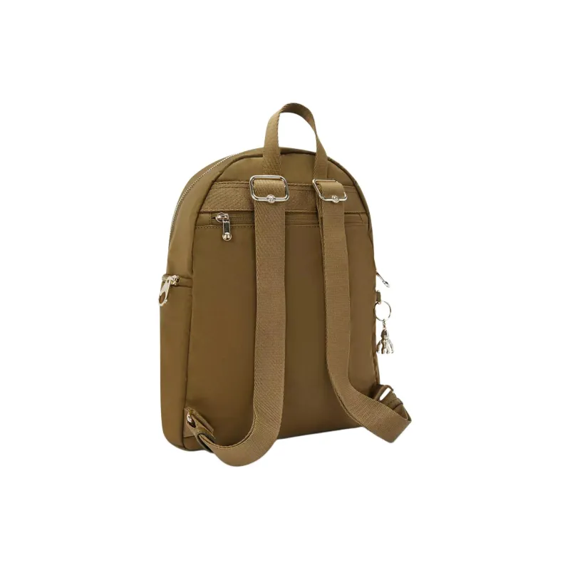 Kipling Nylon Backpack Small Size Unisex Brown-4