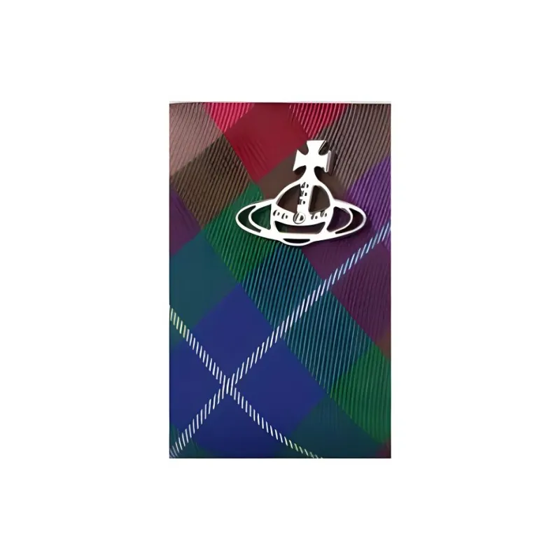 Vivienne Westwood Leather Coin Purse Women's Candy Plaid-2