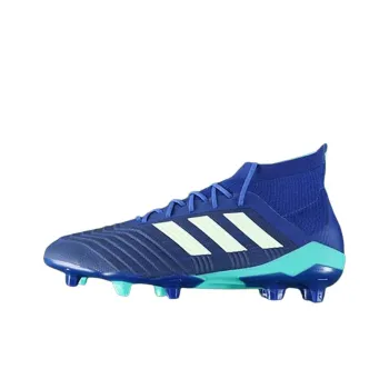 Adidas Predator 18.1 FG Rubber Long Studs Firm Ground Anti-Slip And Wear-Resistant Breathable Soccer Shoes Men's Blue