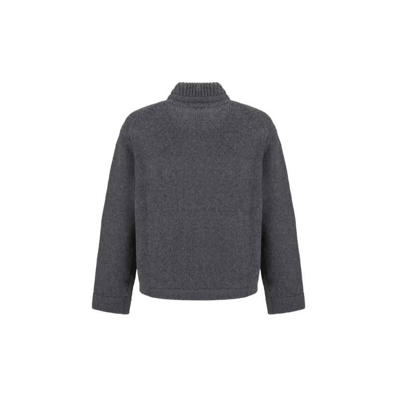 MCM Zip Up Knitted Cardigan-1