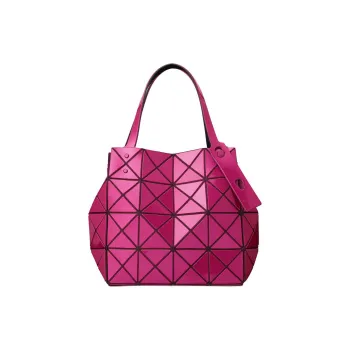 ISSEY MIYAKE CARAT Polyvinyl Chloride Resin One Shoulder Handbag Women's Pink