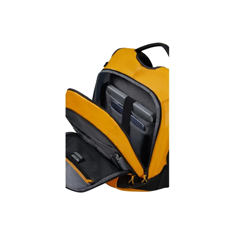 SAMSONITE Recycled Fabric Backpack Large Size Unisex Yellow-3