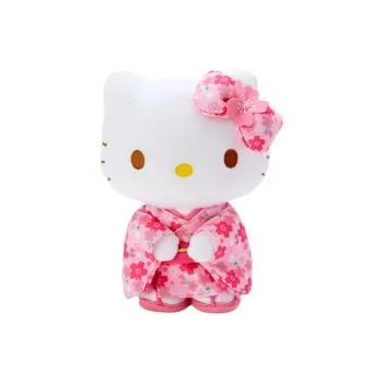 Sanrio Hello Kitty Cherry Blossom Kimono Dolls Plush Doll 20cm High