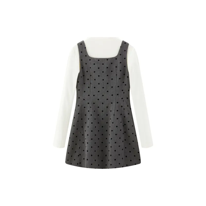 LEDIN Long Sleeved Dresses Women's Twilight Gray-1