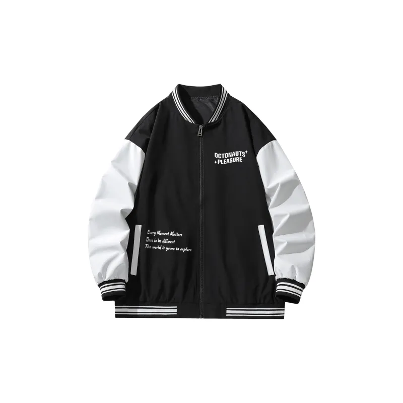 Small Columns Under The Sea Baseball Jacket Unisex-1