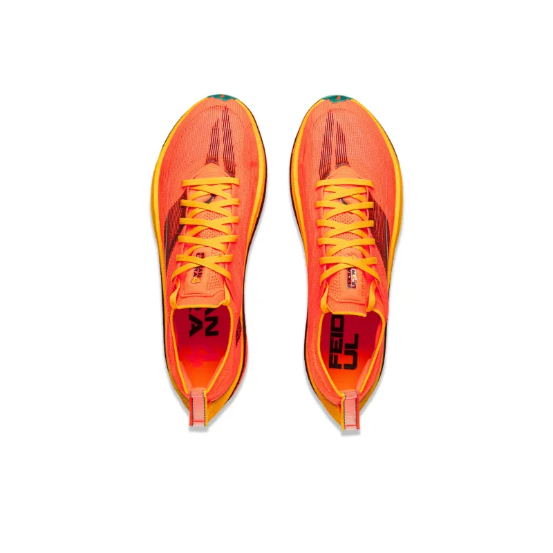 LINING Feidian 4 Ultra Running Shoes Unisex Low Top Neon Vibrant Orange-3