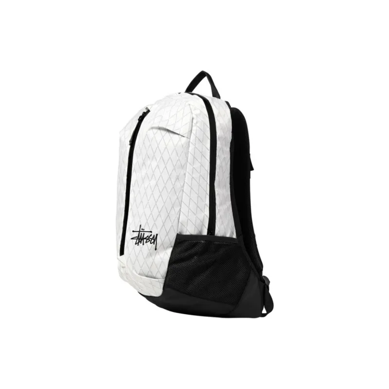 Stussy Nylon Backpack Regular Unisex Black & White-1