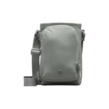 Lululemon Recycled Nylon Shoulder Bag, Crossbody Bag Regular Unisex Pale Jade