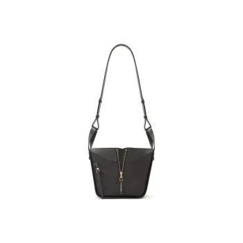 LOEWE Hammock Soft Grain Calfskin One Shoulder Handbag, Crossbody Bag Women's Dark Gray