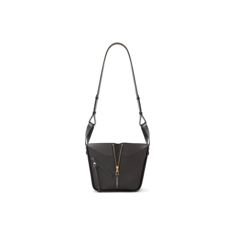 LOEWE Hammock Soft Grain Calfskin One Shoulder Handbag, Crossbody Bag Women's Dark Gray-0